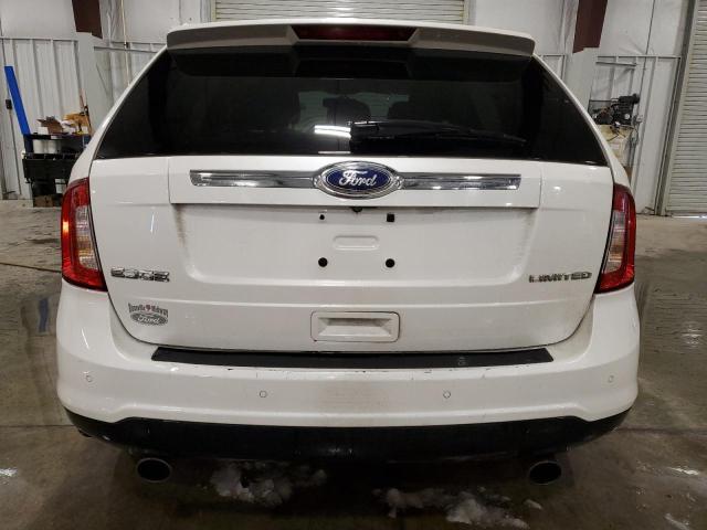 2FMDK3KC8BBB63593 - 2011 FORD EDGE LIMITED WHITE photo 6