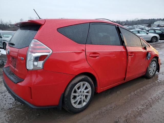 JTDZN3EU4GJ051897 - 2016 TOYOTA PRIUS V RED photo 4