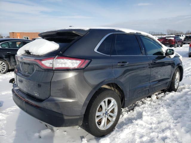 2FMPK4J87HBB73122 - 2017 FORD EDGE SEL GRAY photo 3