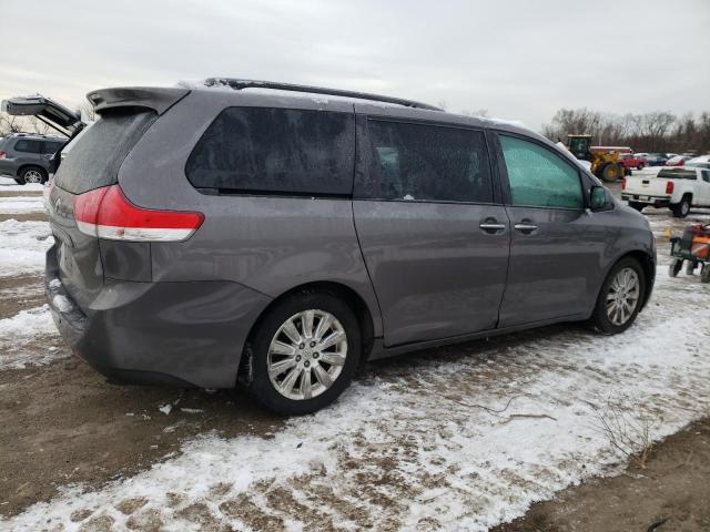 5TDDK3DC8BS007571 - 2011 TOYOTA SIENNA XLE GRAY photo 3