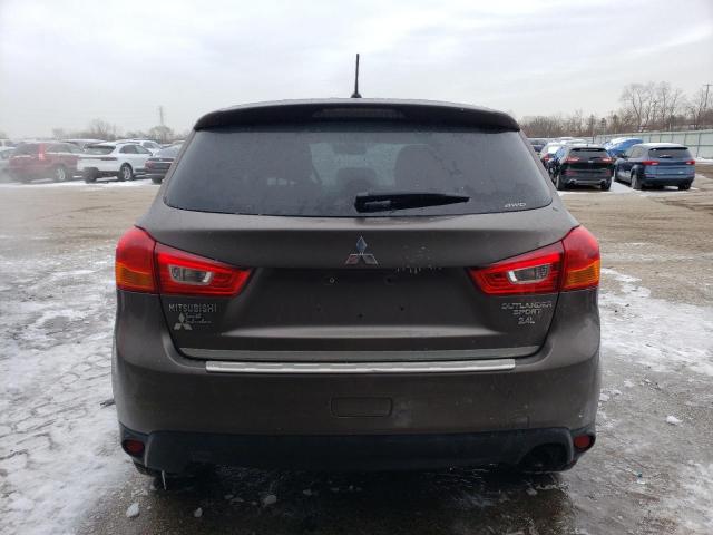 JA4AR3AW6GZ051341 - 2016 MITSUBISHI OUTLANDER ES BROWN photo 6
