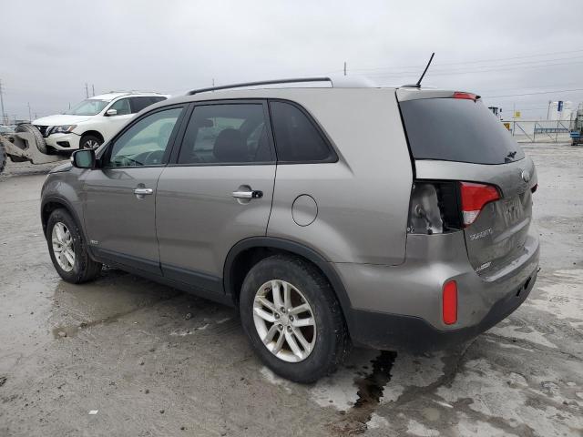 5XYKTCA68EG476924 - 2014 KIA SORENTO LX GRAY photo 2