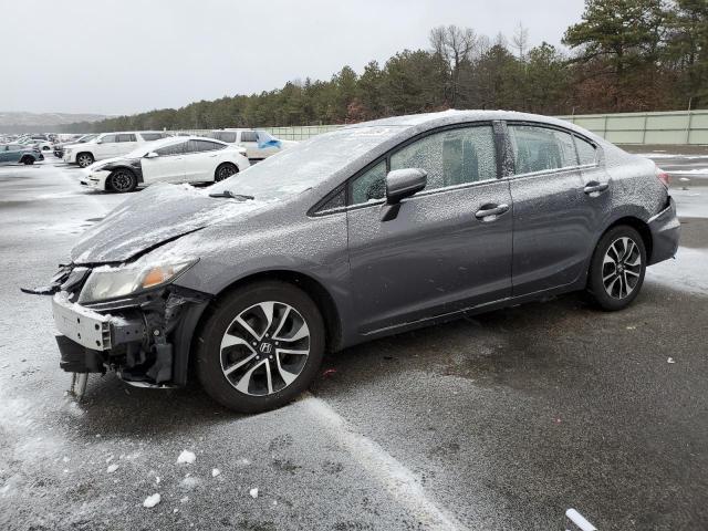 19XFB2F85FE251707 - 2015 HONDA CIVIC EX GRAY photo 1