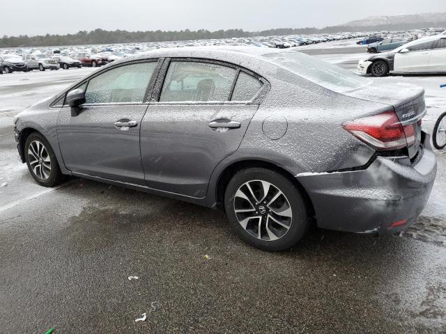 19XFB2F85FE251707 - 2015 HONDA CIVIC EX GRAY photo 2