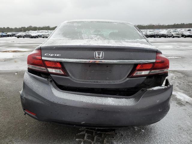 19XFB2F85FE251707 - 2015 HONDA CIVIC EX GRAY photo 6