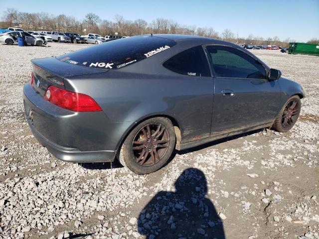 JH4DC54845S001359 - 2005 ACURA RSX GRAY photo 3