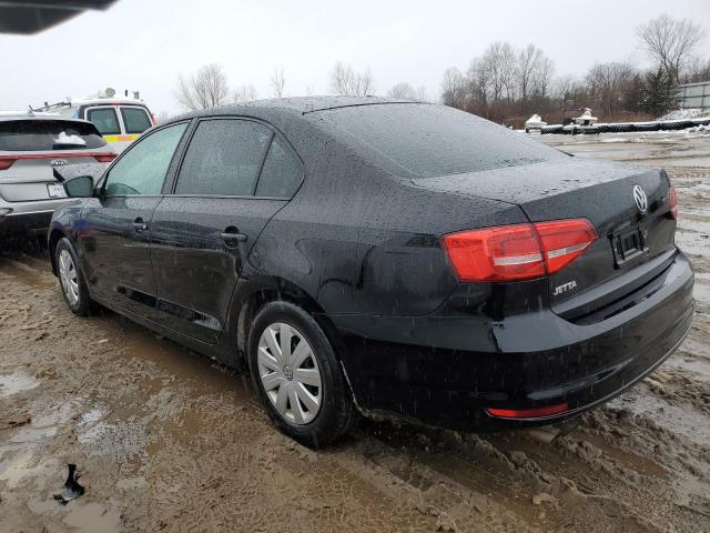 3VW1K7AJ6FM298295 - 2015 VOLKSWAGEN JETTA BASE Սև լուսանկար 2