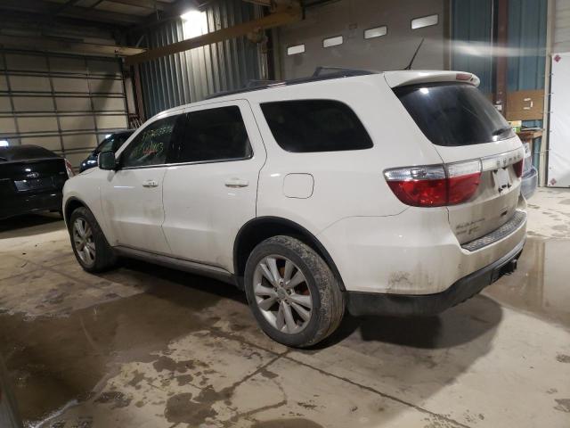 1C4RDJDG8CC322171 - 2012 DODGE DURANGO CREW WHITE photo 2