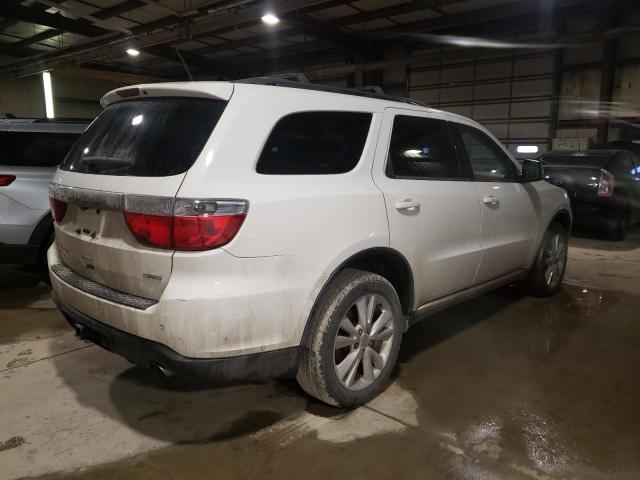 1C4RDJDG8CC322171 - 2012 DODGE DURANGO CREW WHITE photo 3