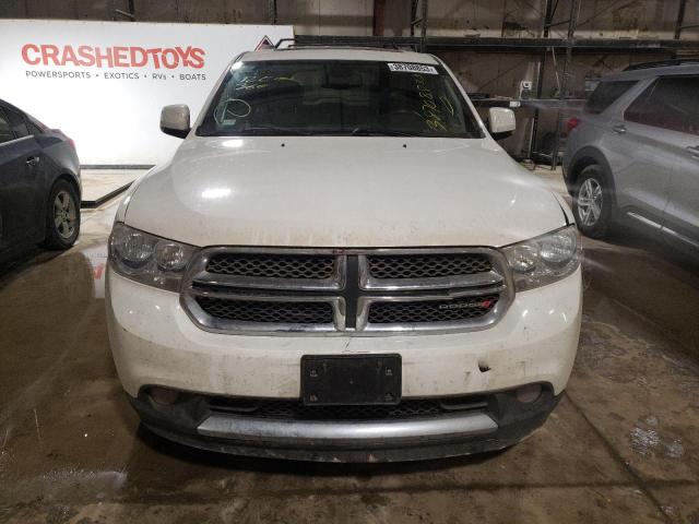 1C4RDJDG8CC322171 - 2012 DODGE DURANGO CREW WHITE photo 5