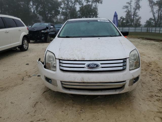 3FAHP08Z59R109848 - 2009 FORD FUSION SEL WHITE photo 5