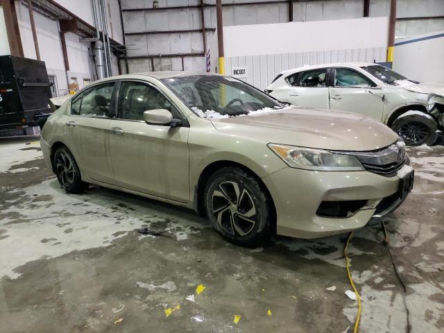 1HGCR2F3XGA053956 - 2016 HONDA ACCORD LX TAN photo 4