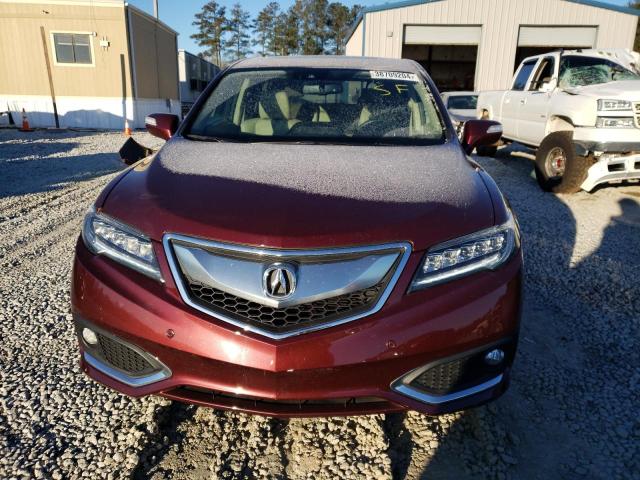 5J8TB3H72HL015489 - 2017 ACURA RDX ADVANCE BURGUNDY photo 5