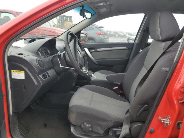 KL1TD6DE5AB095940 - 2010 CHEVROLET AVEO LS Qırmızı foto 7
