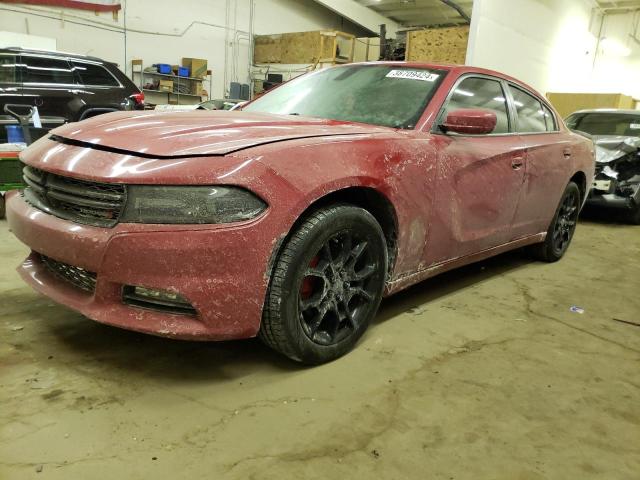 2C3CDXJGXHH617651 - 2017 DODGE CHARGER SXT RED photo 1