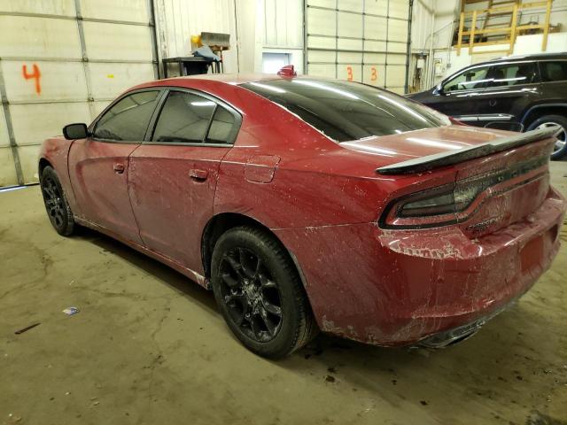 2C3CDXJGXHH617651 - 2017 DODGE CHARGER SXT RED photo 2