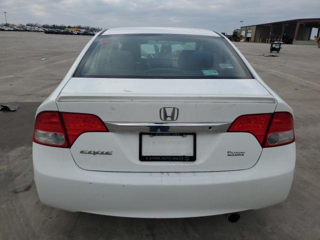 19XFA1F61BE044821 - 2011 HONDA CIVIC LX-S أبيض صورة 6