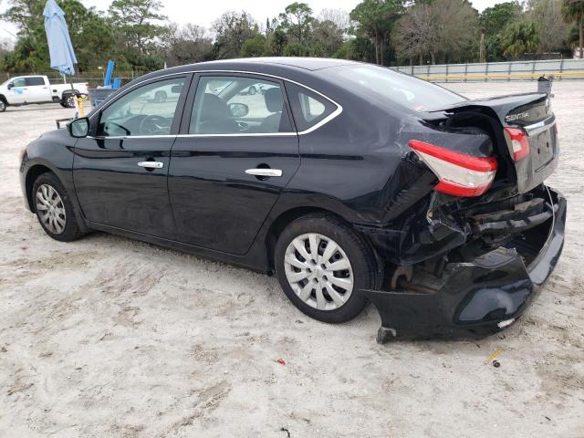 1N4AB7AP6DN903268 - 2013 NISSAN SENTRA S BLACK photo 2