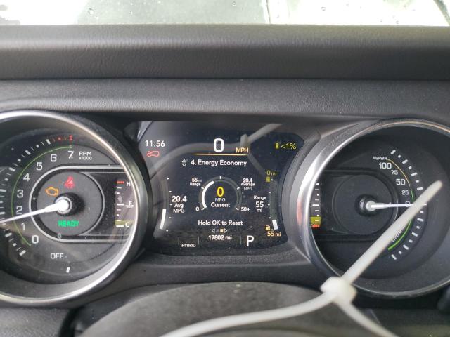 1C4JJXP67NW113534 - 2022 JEEP WRANGLER U SAHARA 4XE BLACK photo 9