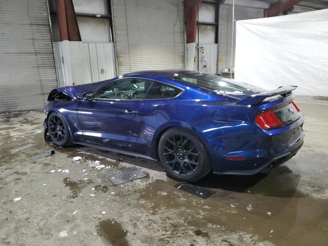 1FA6P8TH0J5161531 - 2018 FORD MUSTANG BLUE photo 2