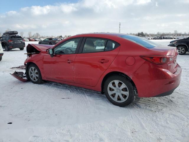 JM1BN1U76H1131205 - 2017 MAZDA 3 SPORT RED photo 2