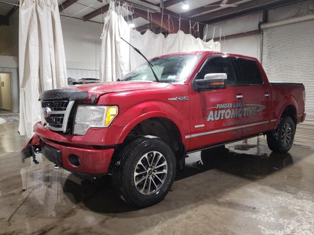 1FTFW1ET1CFB50024 - 2012 FORD F150 SUPERCREW RED photo 1