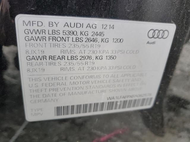 WA1LFAFPXFA082578 - 2015 AUDI Q5 PREMIUM PLUS BLACK photo 13