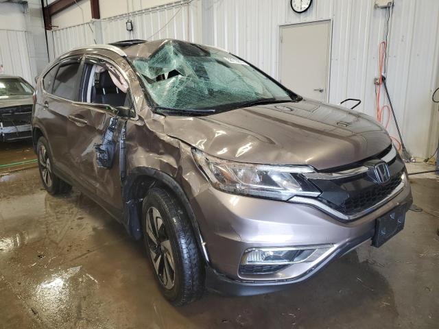 5J6RM4H97FL131739 - 2015 HONDA CR-V TOURING BROWN photo 4