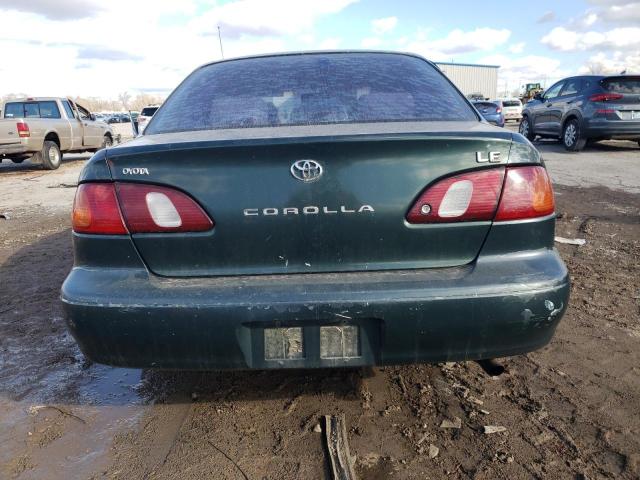 1NXBR12E2YZ375885 - 2000 TOYOTA COROLLA VE GREEN photo 6