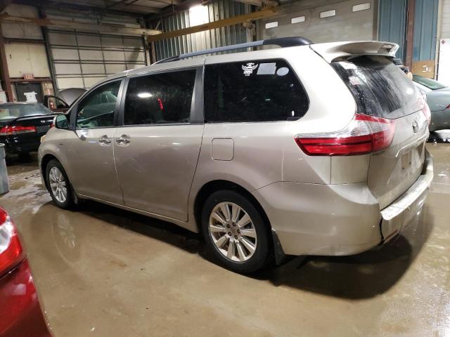 5TDDZ3DCXHS165530 - 2017 TOYOTA SIENNA XLE SILVER photo 2