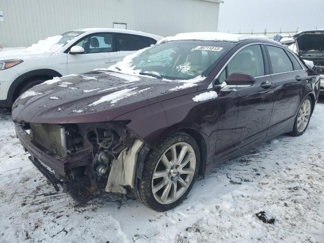 3LN6L2J91DR817764 - 2013 LINCOLN MKZ PURPLE photo 1