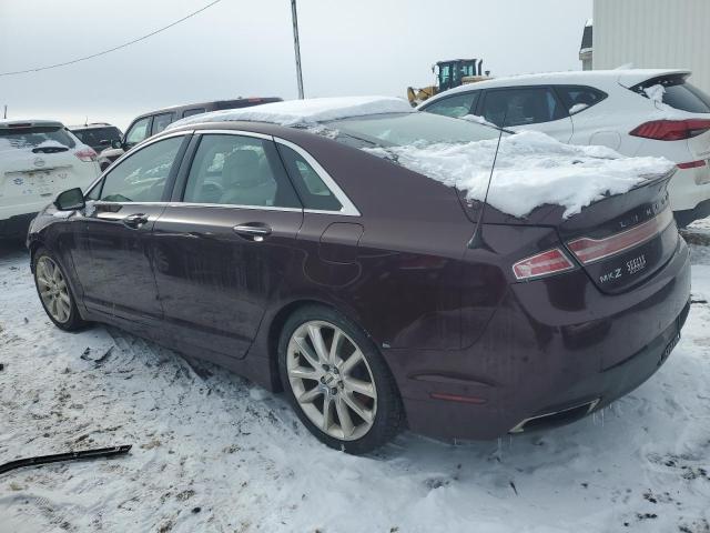 3LN6L2J91DR817764 - 2013 LINCOLN MKZ PURPLE photo 2