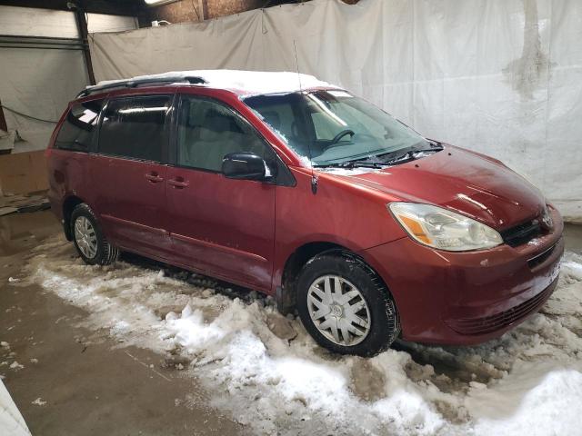 5TDZA23C45S352668 - 2005 TOYOTA SIENNA CE BURGUNDY photo 4