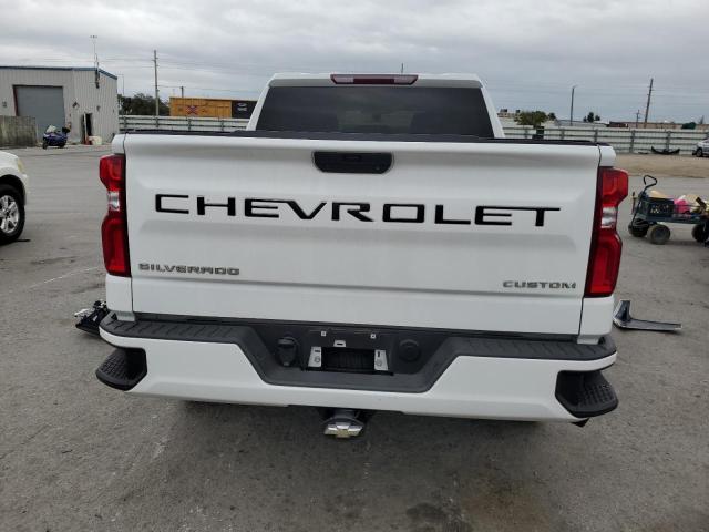 1GCPWBEK1MZ287563 - 2021 CHEVROLET SILVERADO C1500 CUSTOM WHITE photo 6