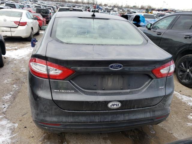 1FA6P0H74F5114222 - 2015 FORD FUSION SE GRAY photo 6