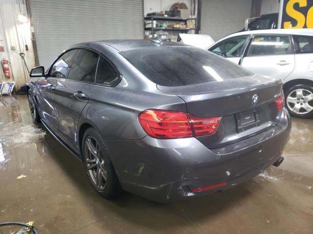 WBA4B1C56FD955537 - 2015 BMW 435 I GRAN COUPE GRAY photo 2