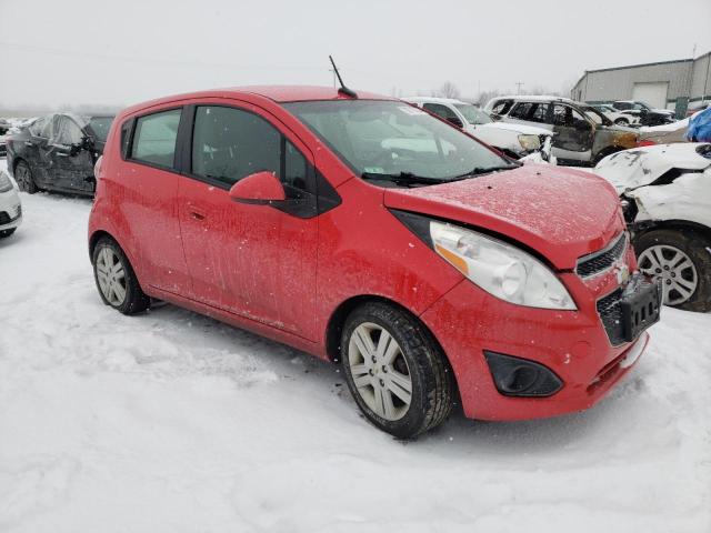 KL8CB6S96EC448439 - 2014 CHEVROLET SPARK LS RED photo 4