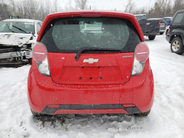 KL8CB6S96EC448439 - 2014 CHEVROLET SPARK LS RED photo 6