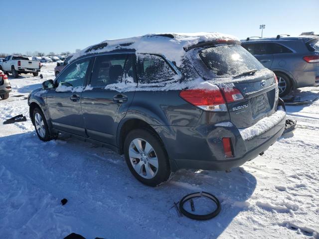 4S4BRCLC1B3344357 - 2011 SUBARU OUTBACK 2.5I LIMITED CHARCOAL photo 2