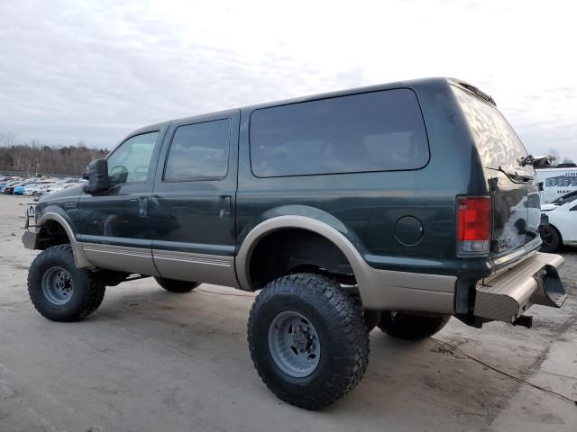 1FMSU45P03EC48021 - 2003 FORD EXCURSION EDDIE BAUER GREEN photo 2