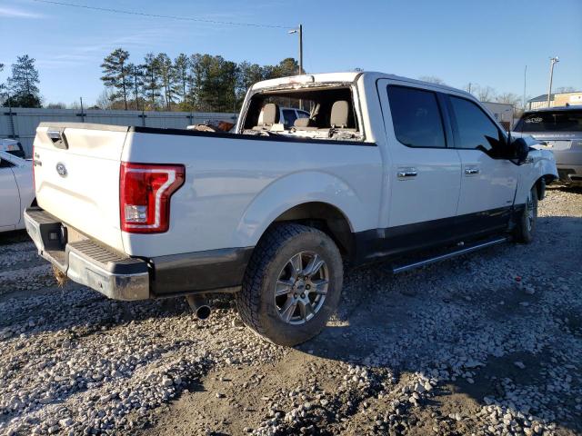 1FTEW1CP2HFC49914 - 2017 FORD F150 SUPERCREW WHITE photo 3