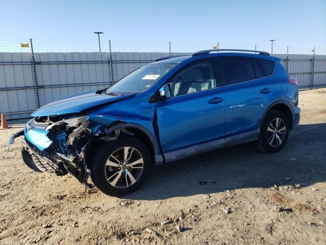 2T3WFREV9HW343849 - 2017 TOYOTA RAV4 XLE BLUE photo 1