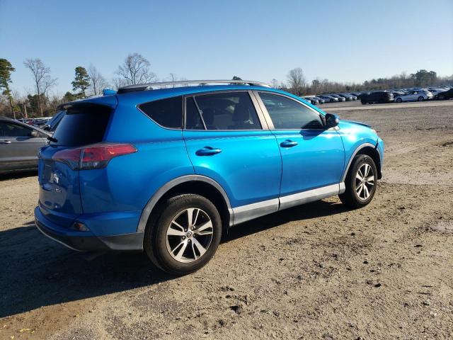 2T3WFREV9HW343849 - 2017 TOYOTA RAV4 XLE BLUE photo 3