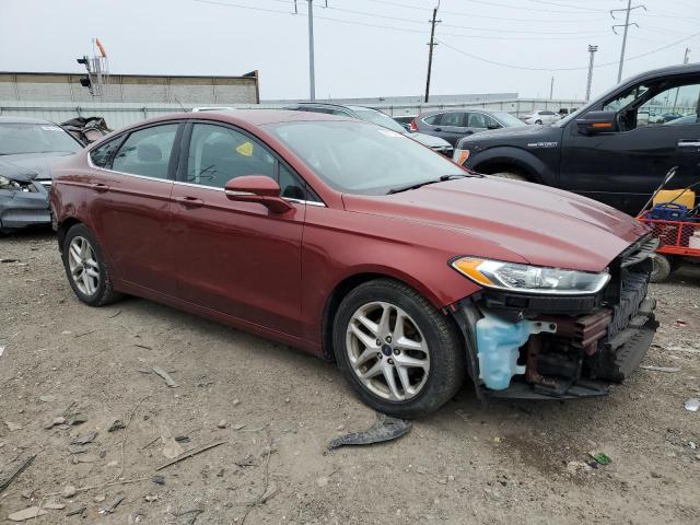 3FA6P0HD9ER188026 - 2014 FORD FUSION SE BURGUNDY photo 4