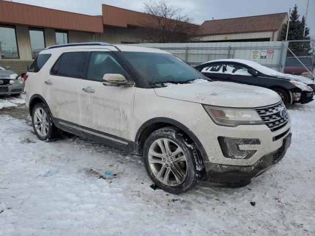 1FM5K8F87GGC41661 - 2016 FORD EXPLORER LIMITED WHITE photo 4