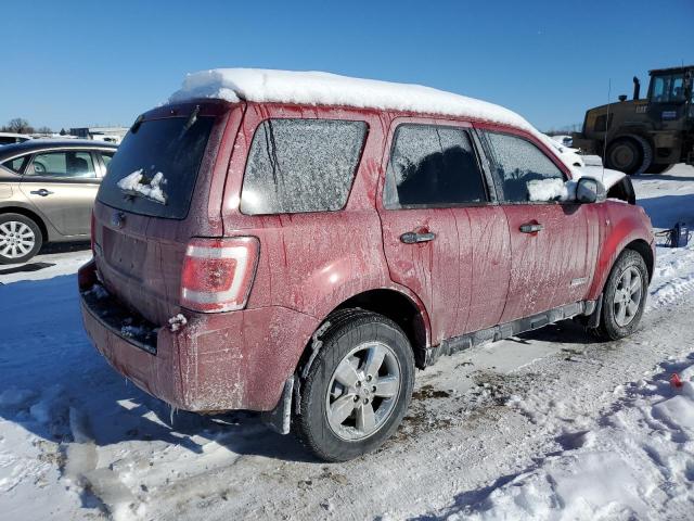 1FMCU03108KC08056 - 2008 FORD ESCAPE XLT RED photo 3