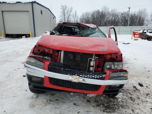 1GCHTDFE1B8109219 - 2011 CHEVROLET COLORADO LT RED photo 5