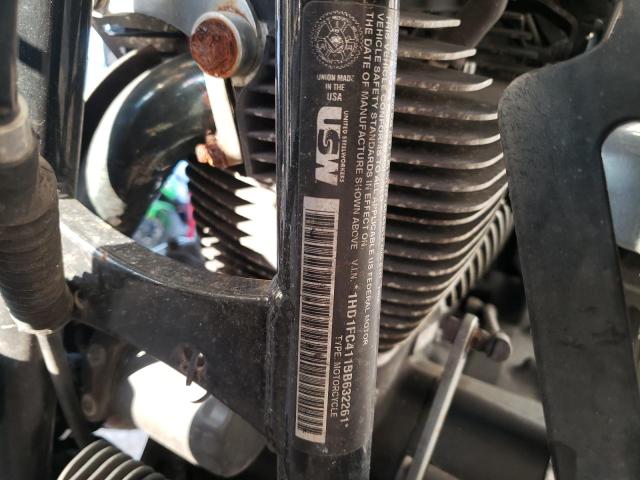 1HD1FC411BB632261 - 2011 HARLEY-DAVIDSON FLHTCUI 黑色 照片 10