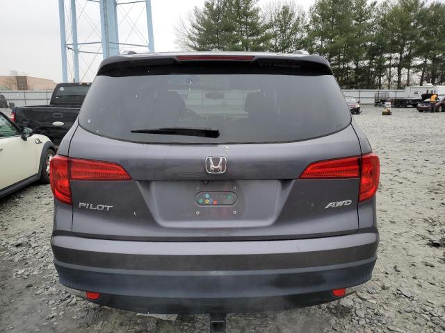 5FNYF6H7XHB027192 - 2017 HONDA PILOT EXLN GRAY photo 6