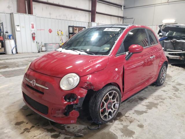 3C3CFFBR5CT179755 - 2012 FIAT 500 SPORT RED photo 1